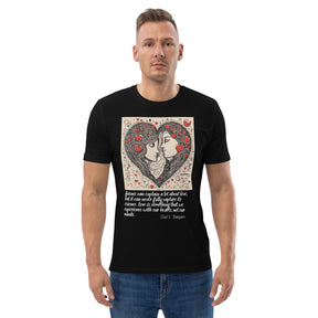 Carl Sagan Quote Valentines Day Collection Unisex organic cotton t-shirt