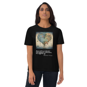 Lawrence Krauss Quote Valentines Day Collection Unisex organic cotton t-shirt