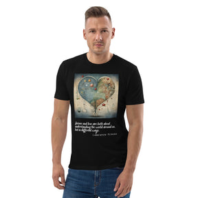 Lawrence Krauss Quote Valentines Day Collection Unisex organic cotton t-shirt