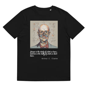 Arthur C. Clarke Quote Valentines Day Collection Unisex organic cotton t-shirt