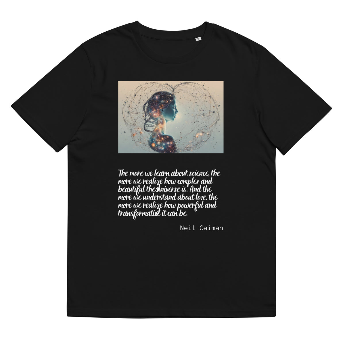 Neil Gaiman Quote Valentines Day Collection Unisex organic cotton t-shirt