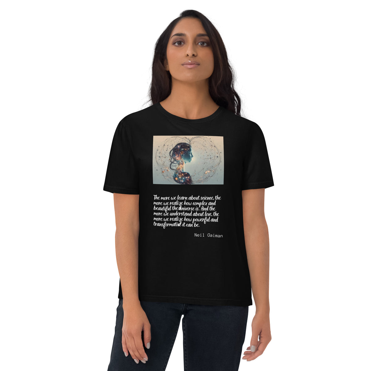 Neil Gaiman Quote Valentines Day Collection Unisex organic cotton t-shirt