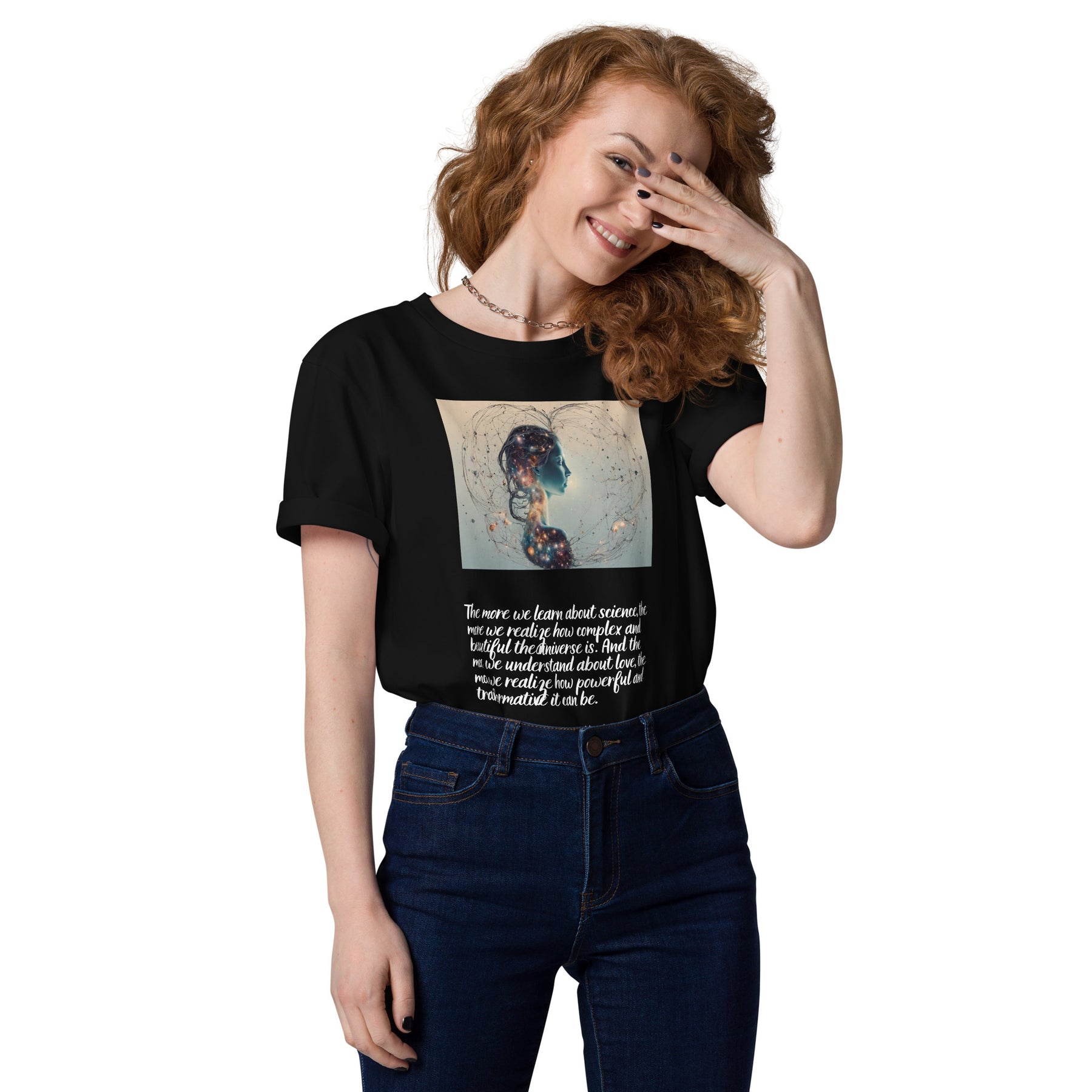 Neil Gaiman Quote Valentines Day Collection Unisex organic cotton t-shirt