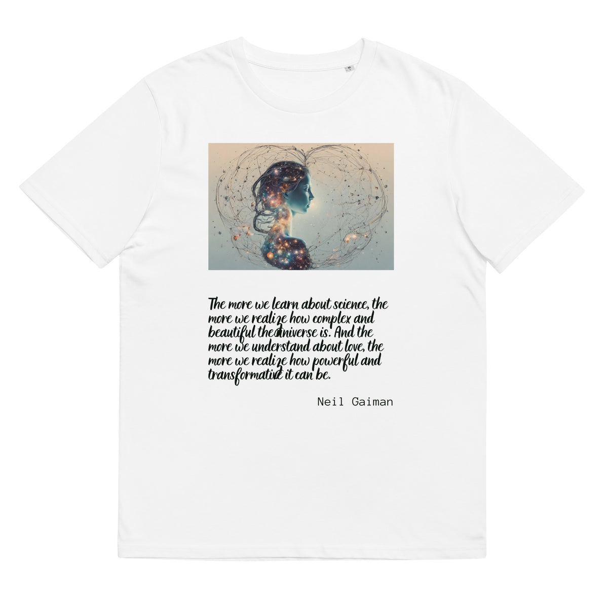 Neil Gaiman Quote Valentines Day Collection Unisex organic cotton t-shirt