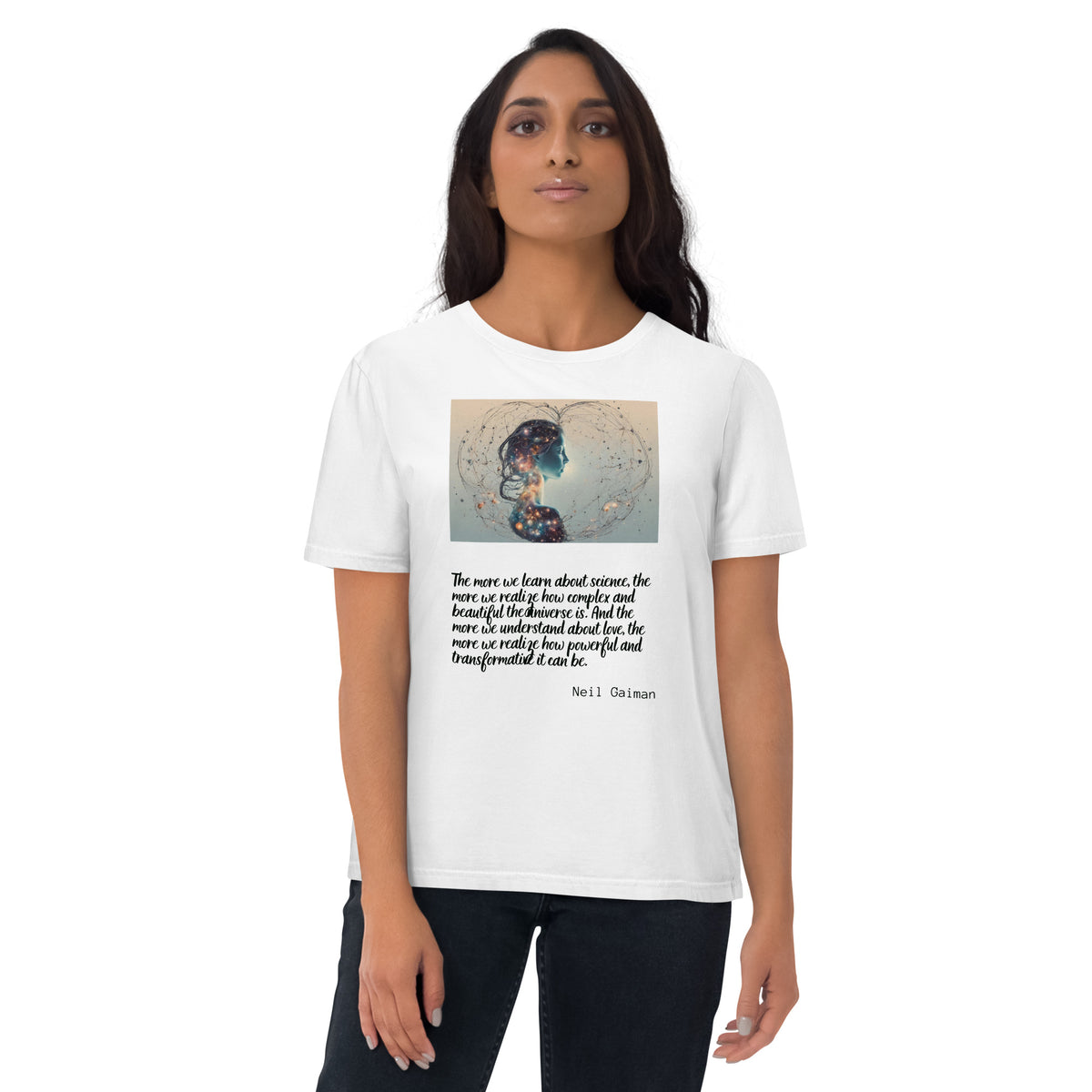 Neil Gaiman Quote Valentines Day Collection Unisex organic cotton t-shirt