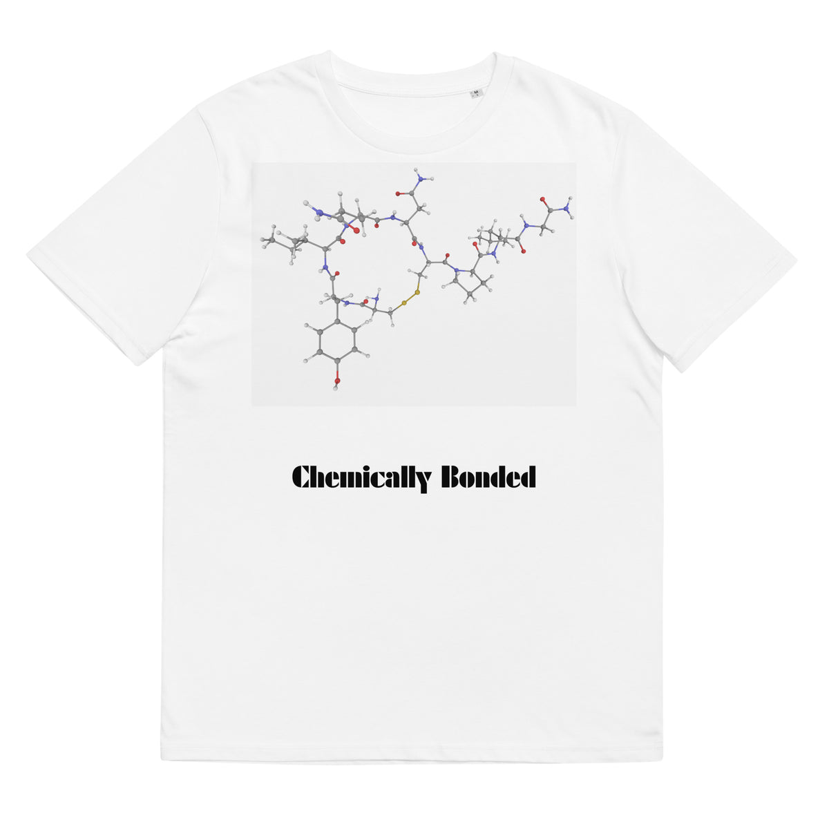 Chemistry Enthusiasts: "Chemically Bonded" T-Shirt Unisex organic cotton